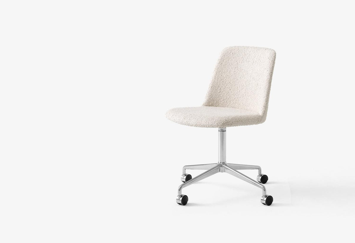 Rely Swivel Chair | Castors | Upholstered, Hee welling, Andtradition