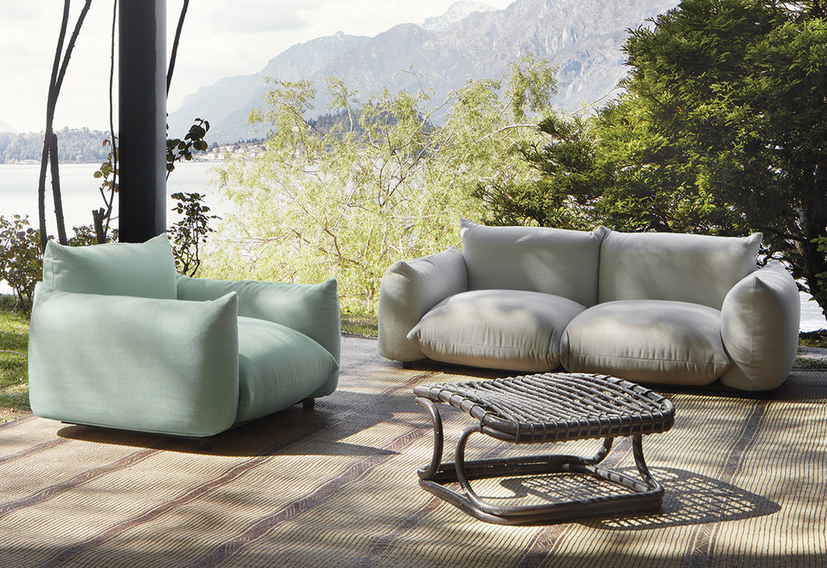 Marenco Outdoor Two-Seater Sofa, Mario marenco, Arflex