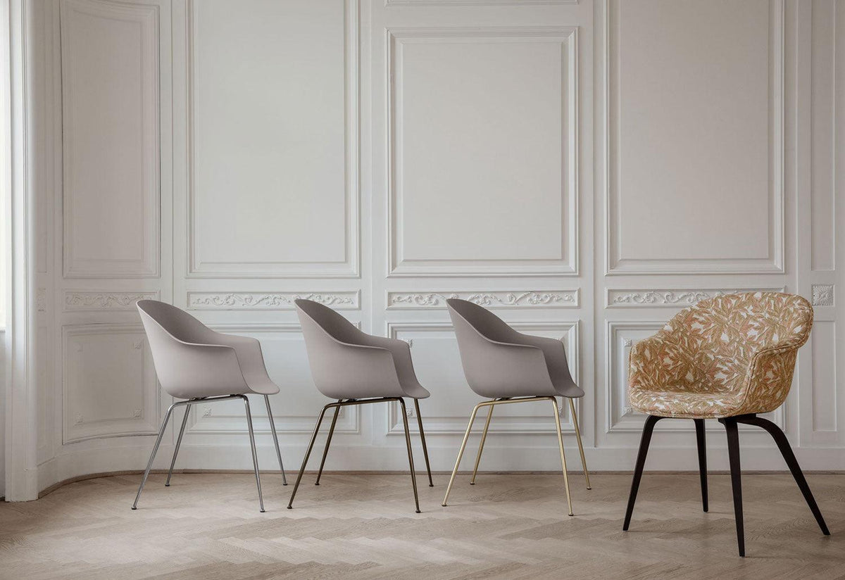 Bat Dining Chair | Conic Base | Fully Upholstered, Gamfratesi, Gubi