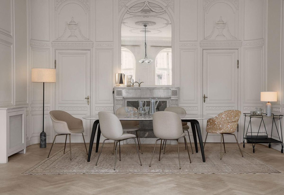 Bat Dining Chair | Conic Base | Fully Upholstered, Gamfratesi, Gubi