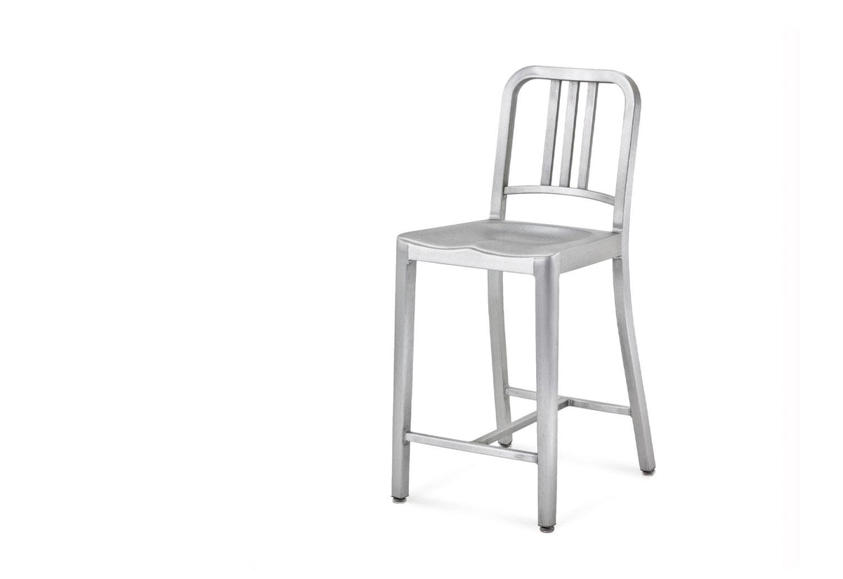 Navy Counter Stool, Emeco design, Emeco