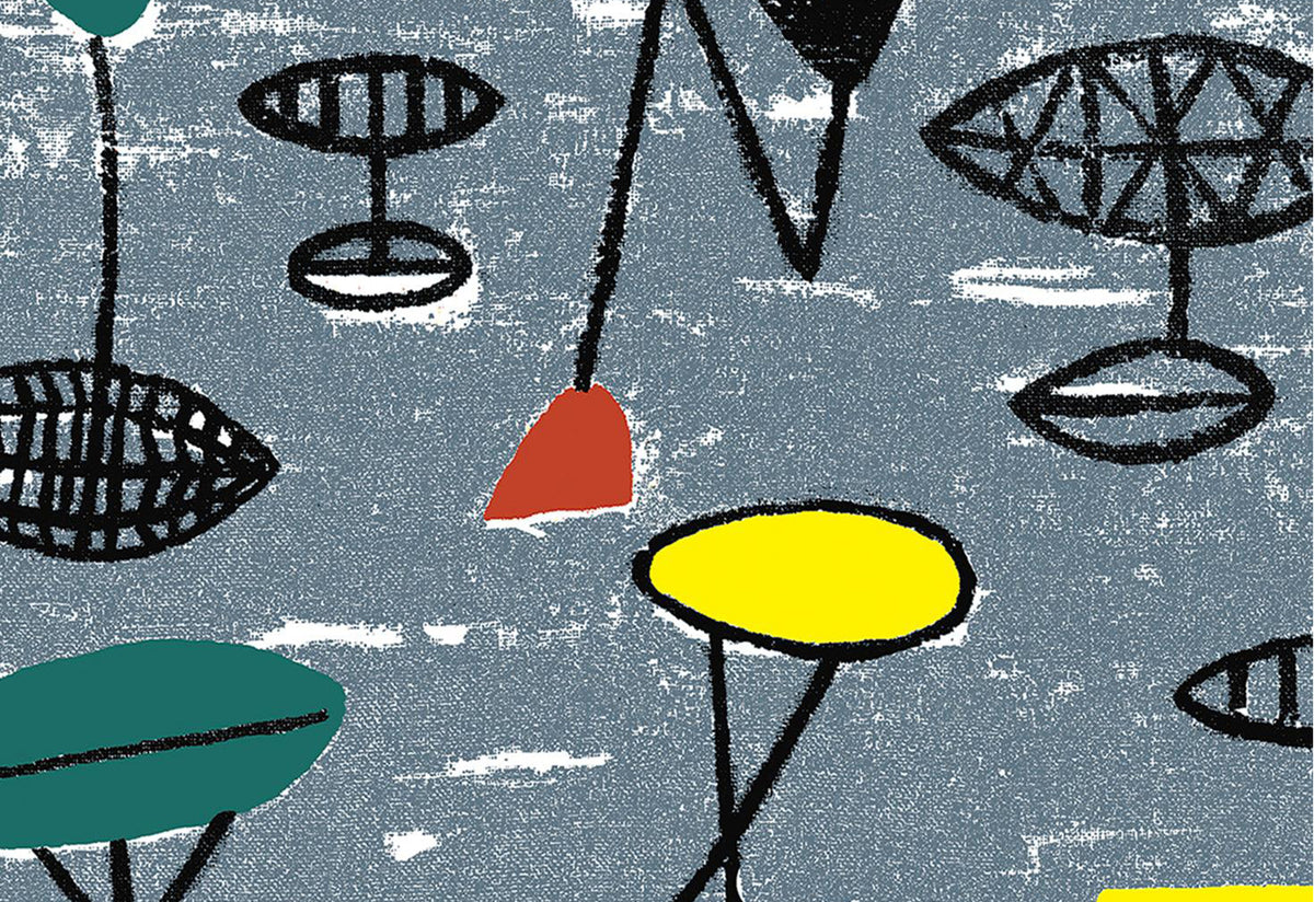 Flotilla Fabric, 1952, Lucienne day, Classic textiles