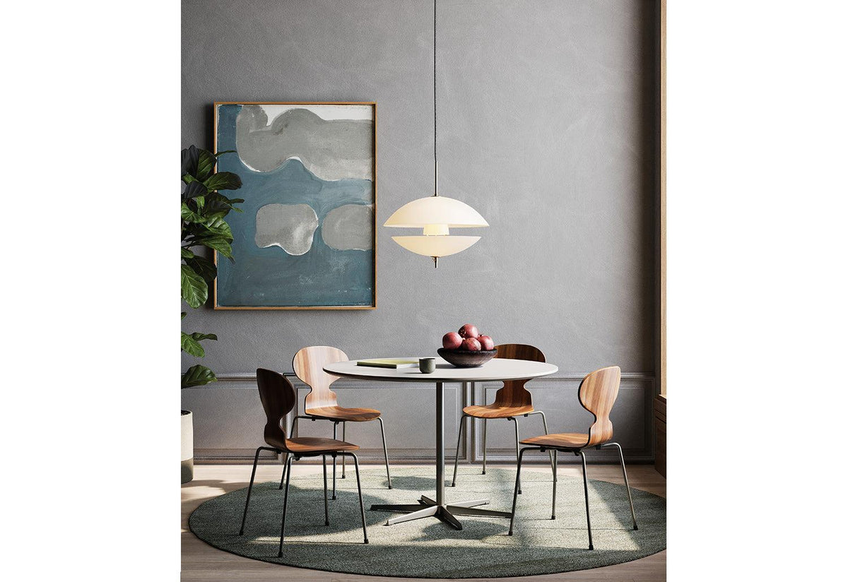 Circular Dining Table, Arne jacobsen, Piet hein, Fritz hansen