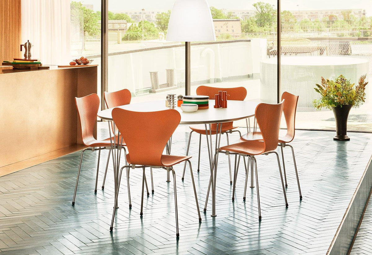Superellipse Table, Arne jacobsen, Bruno mathsson, Piet hein, Fritz hansen