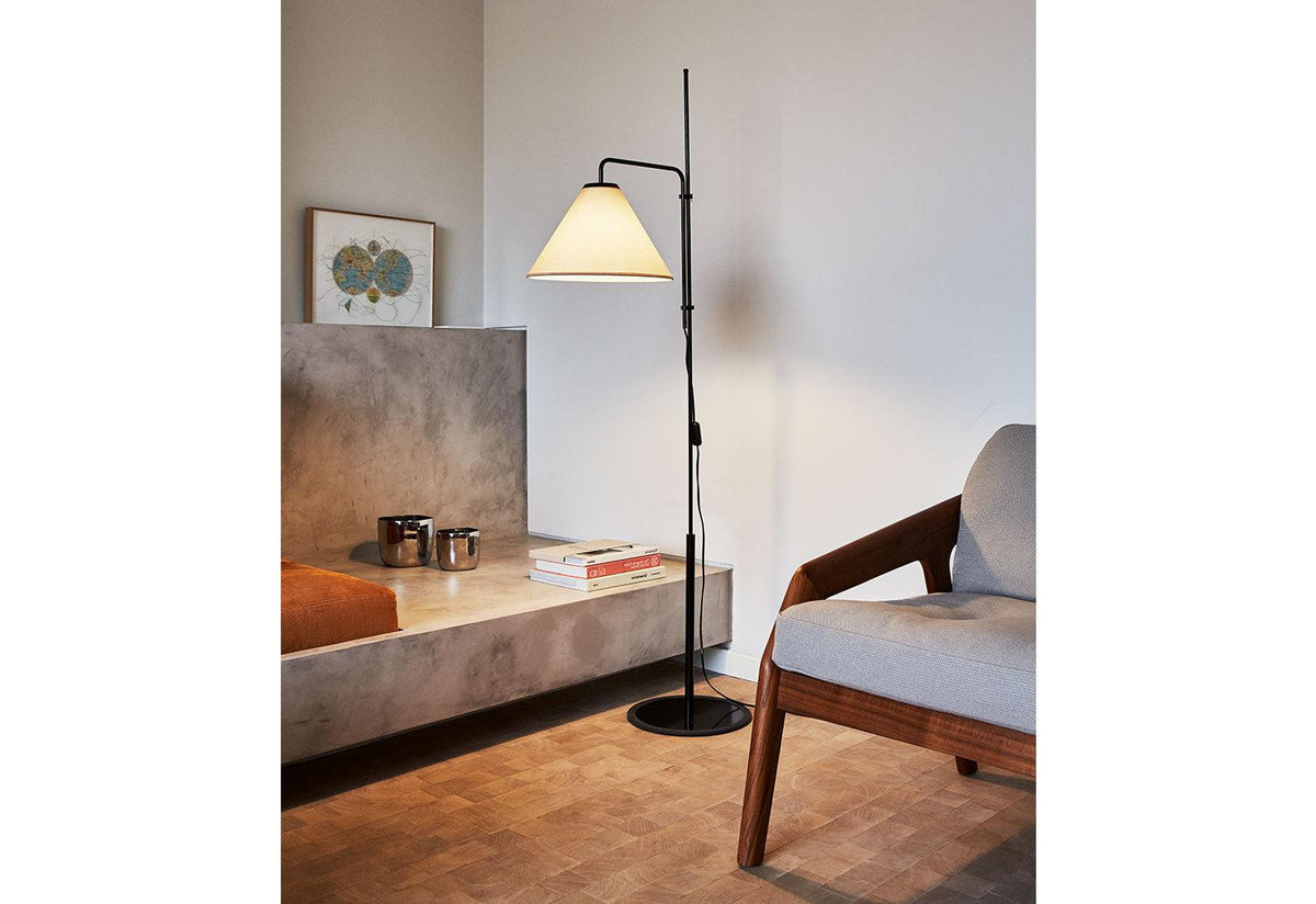 Funiculi Floor Lamp | Fabric Shade, Lluís porqueras, Marset