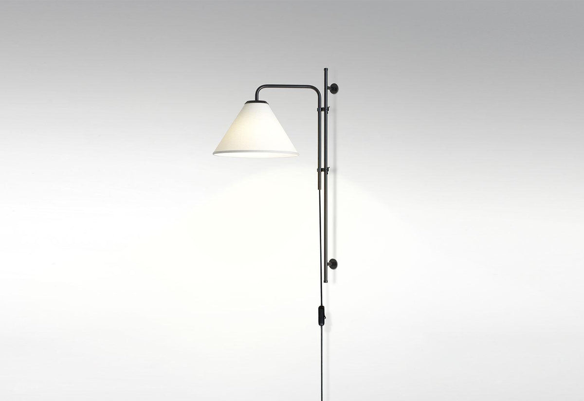 Funiculi Wall Light with Fabric Shade, Lluís porqueras, Marset