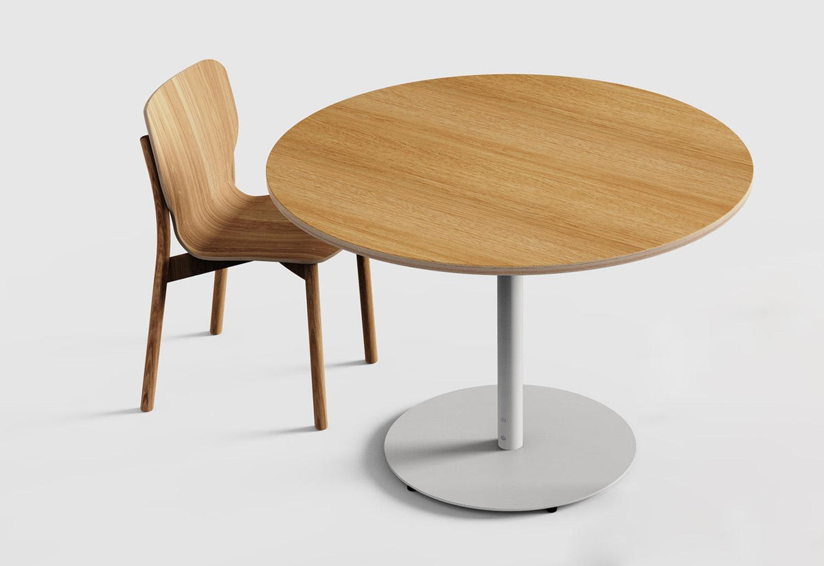 Metal Dowel Pedestal Table, Klauser and carpenter, Very good and proper