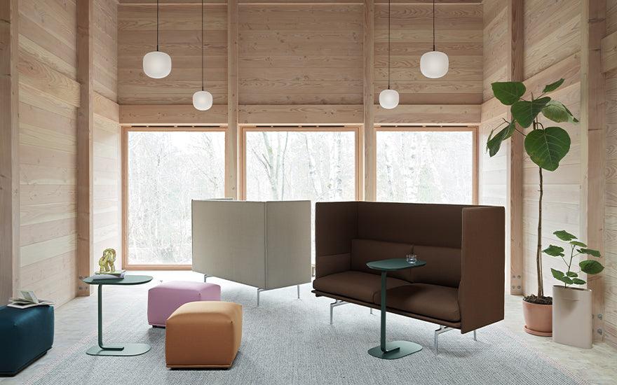  muuto outline highback sofa 3-seater
