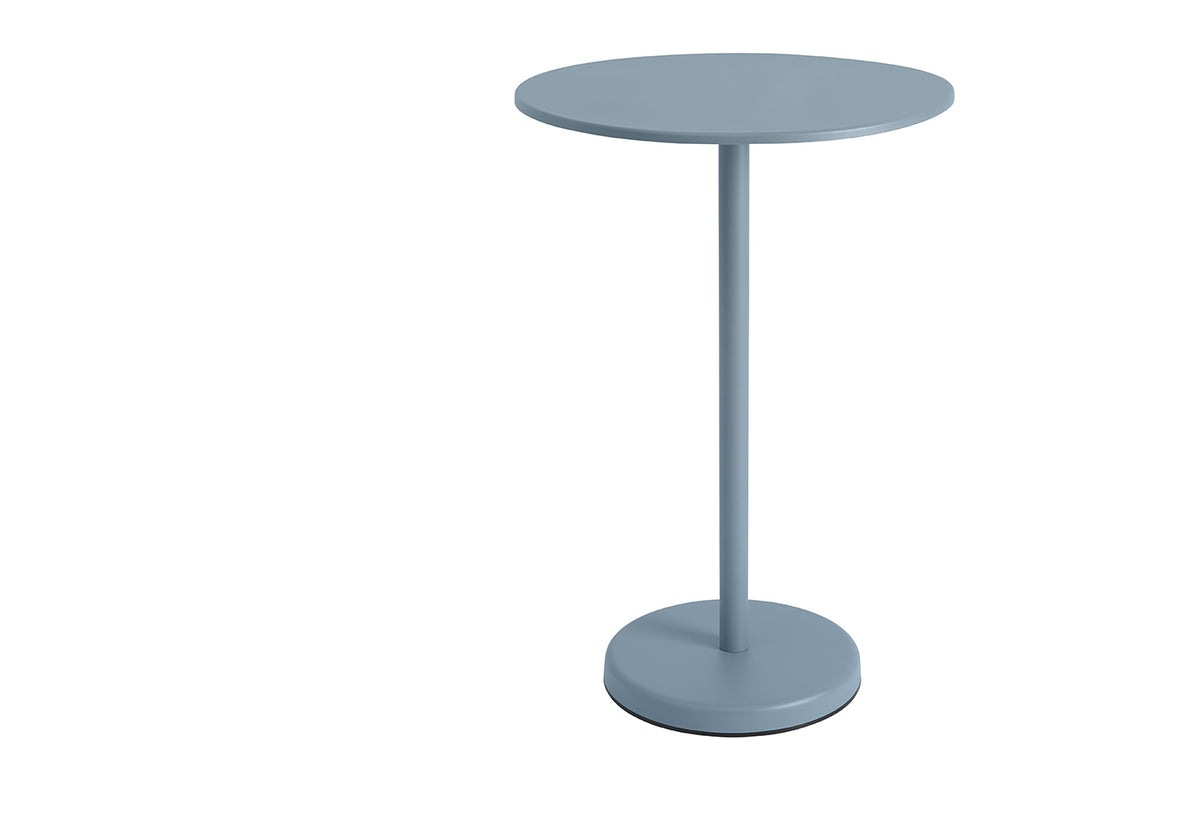 Linear Steel Café Table | Round, Thomas bentzen, Muuto