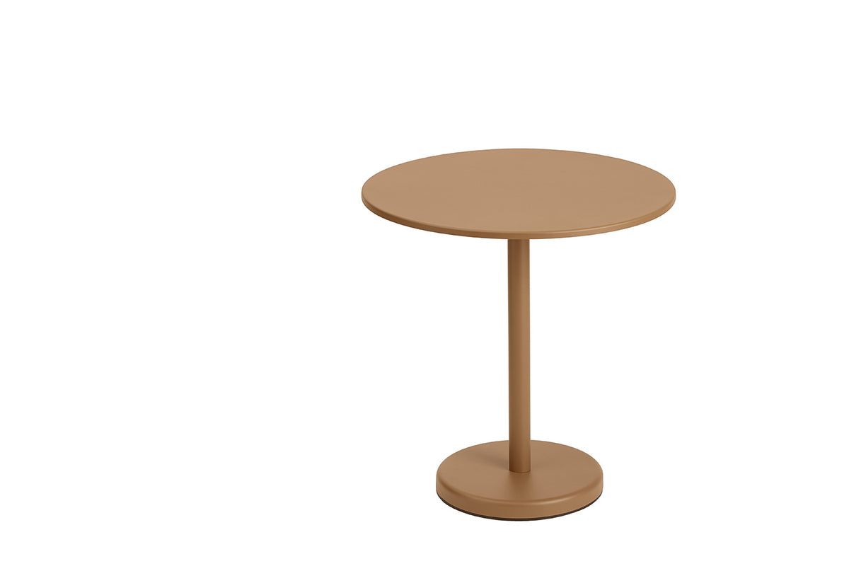 Linear Steel Café Table | Round, Thomas bentzen, Muuto