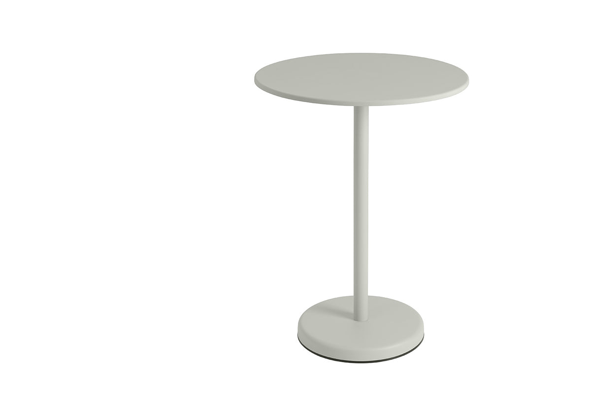Linear Steel Café Table | Round, Thomas bentzen, Muuto