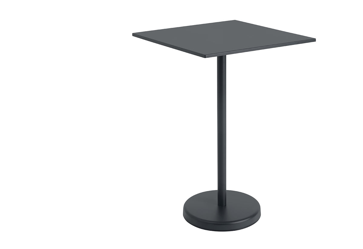 Linear Steel Café Table | Square, Thomas bentzen, Muuto