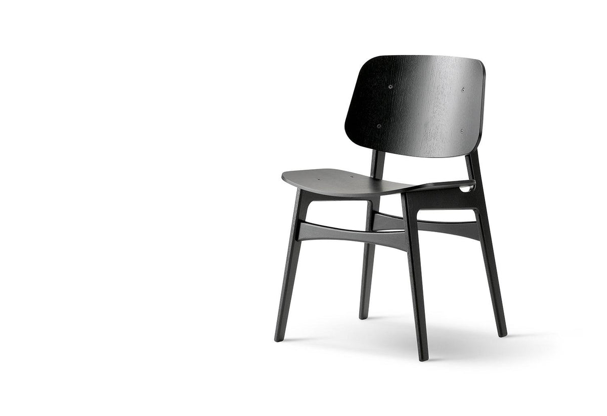 Søborg Wood Base Chair, Børge mogensen, Fredericia