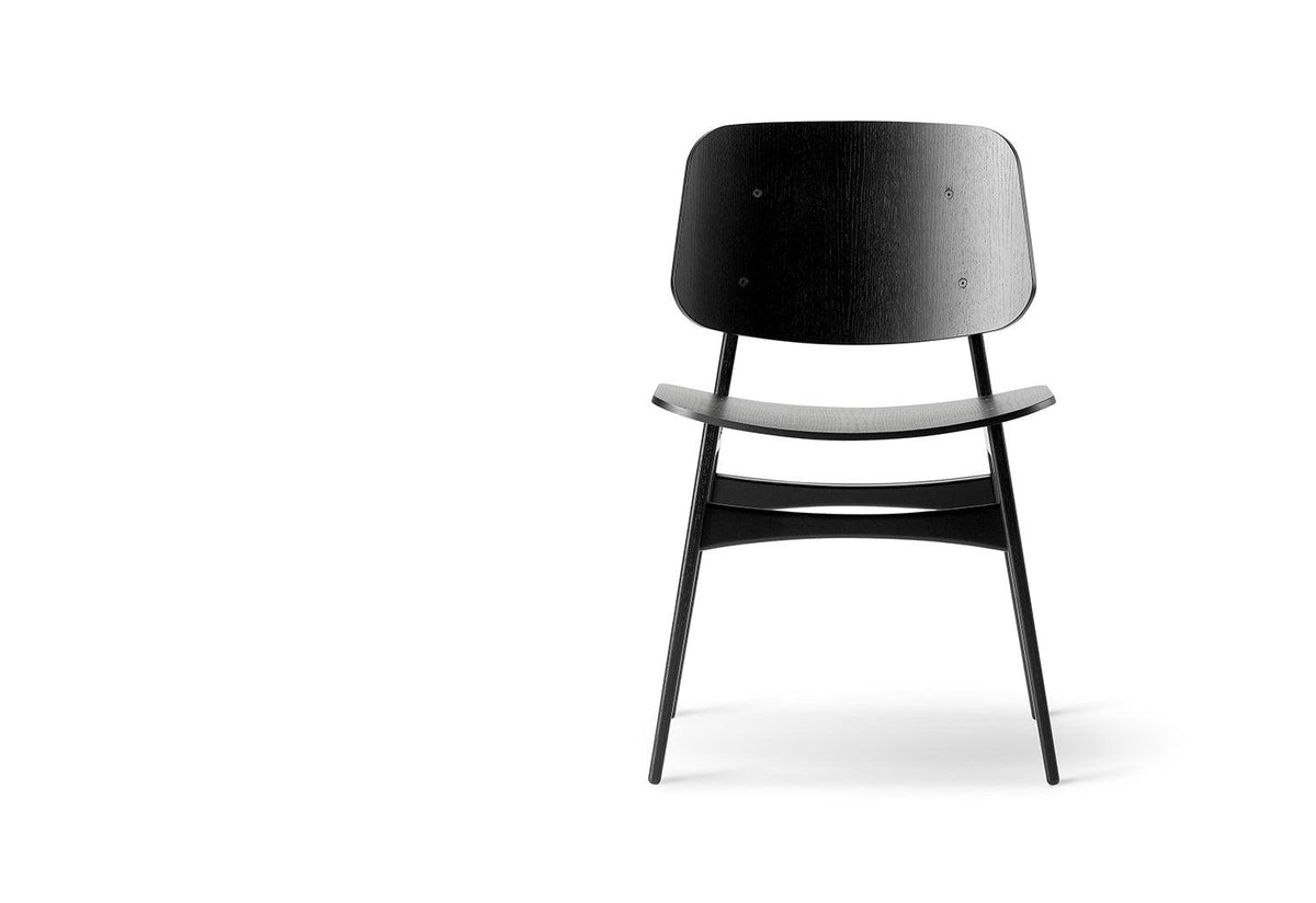 Søborg Wood Base Chair, Børge mogensen, Fredericia