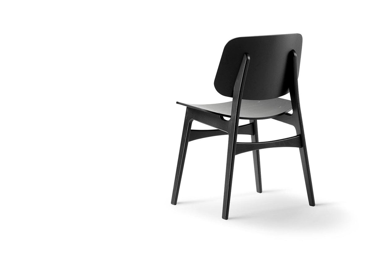 Søborg Wood Base Chair, Børge mogensen, Fredericia