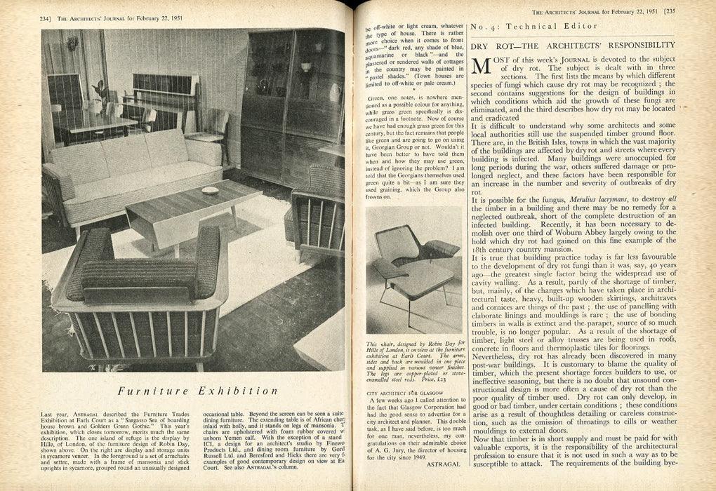 Robin Day | Stickback sofa | 1950
