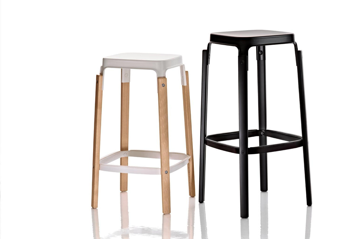 Steelwood Stool, Ronan and erwan bouroullec, Magis