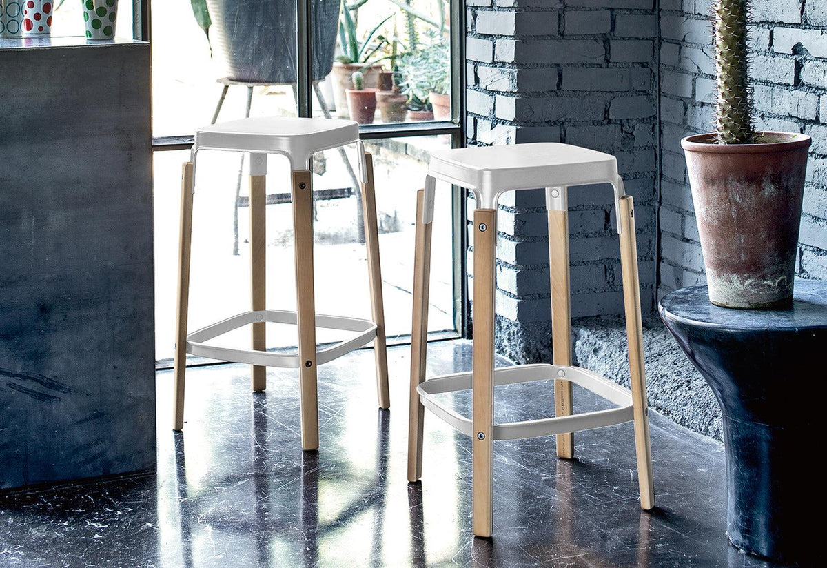 Steelwood Stool, Ronan and erwan bouroullec, Magis