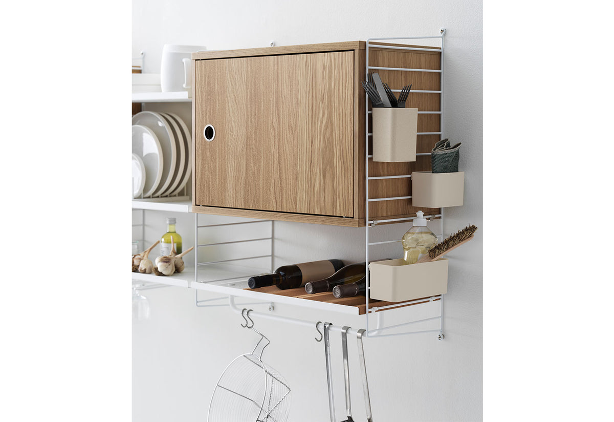 String System | Swing Door Cabinet, Nisse strinning, String