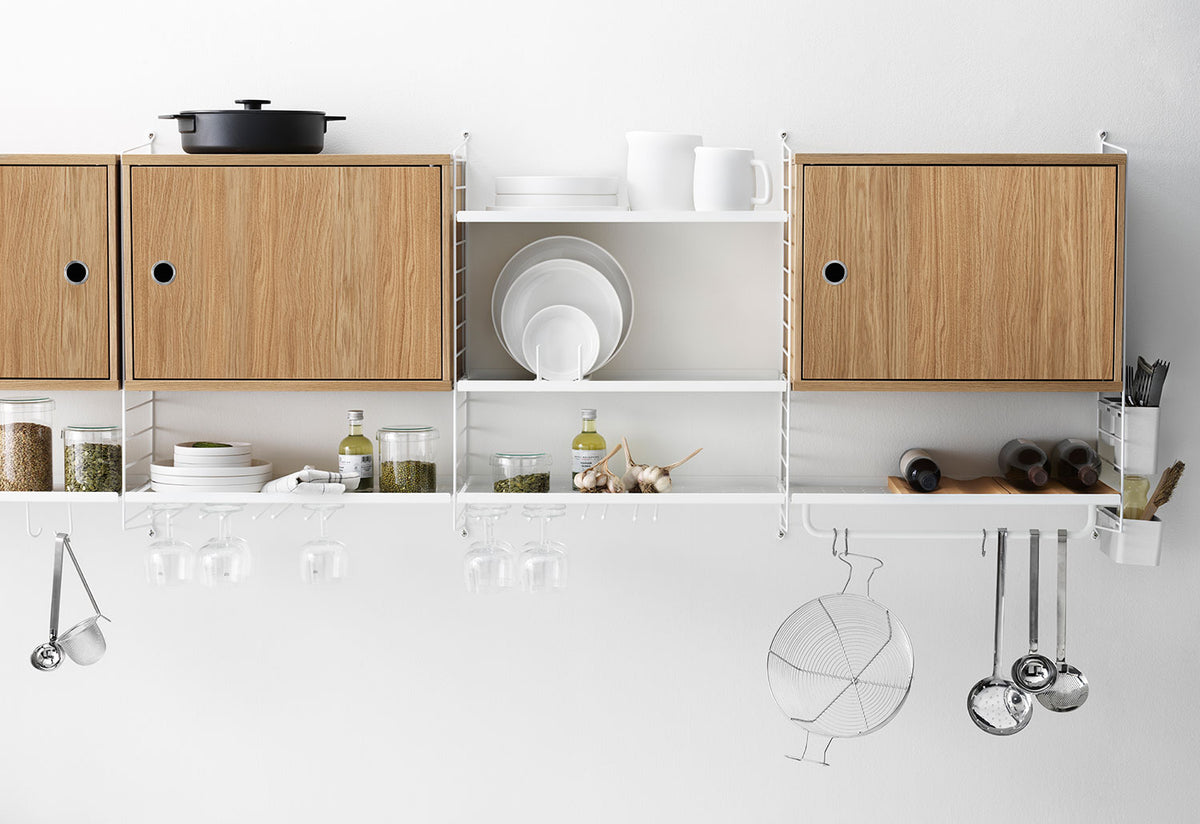 String System | Swing Door Cabinet, Nisse strinning, String