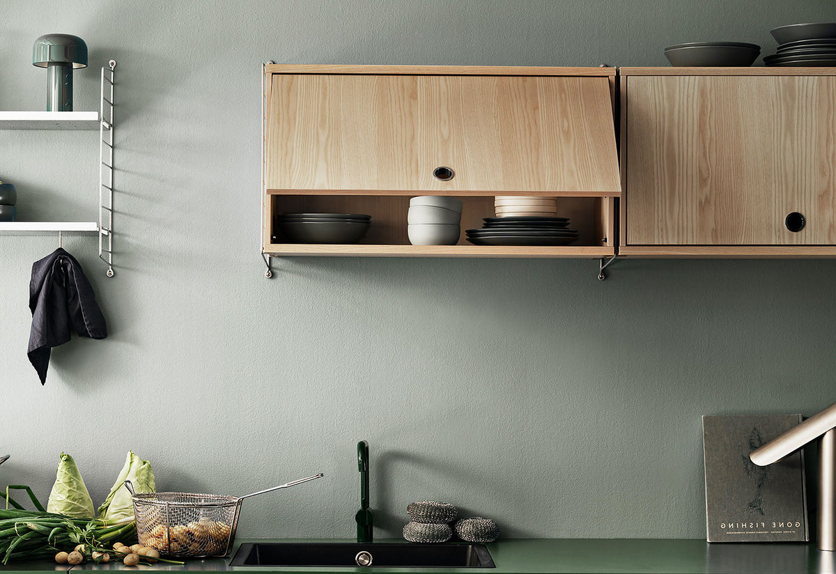 String System | Flip Door Cabinet, Nisse strinning, String