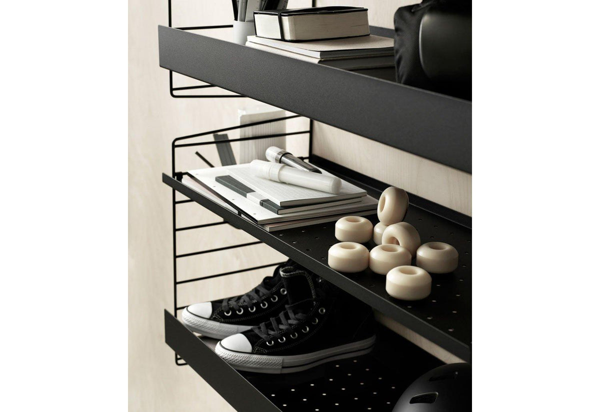 String System | Metal Shelves, Nisse strinning, String