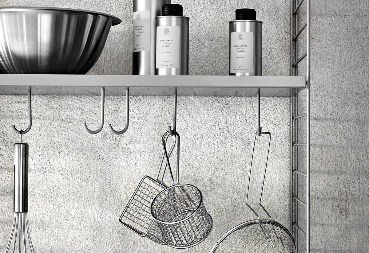 String System | Metal Shelves, Nisse strinning, String