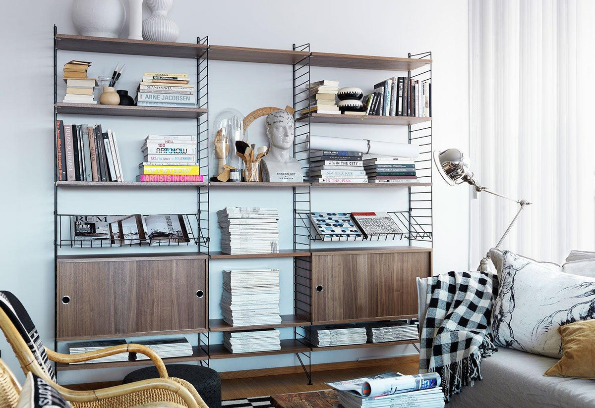 String System | Magazine Wire Shelf, Nisse strinning, String