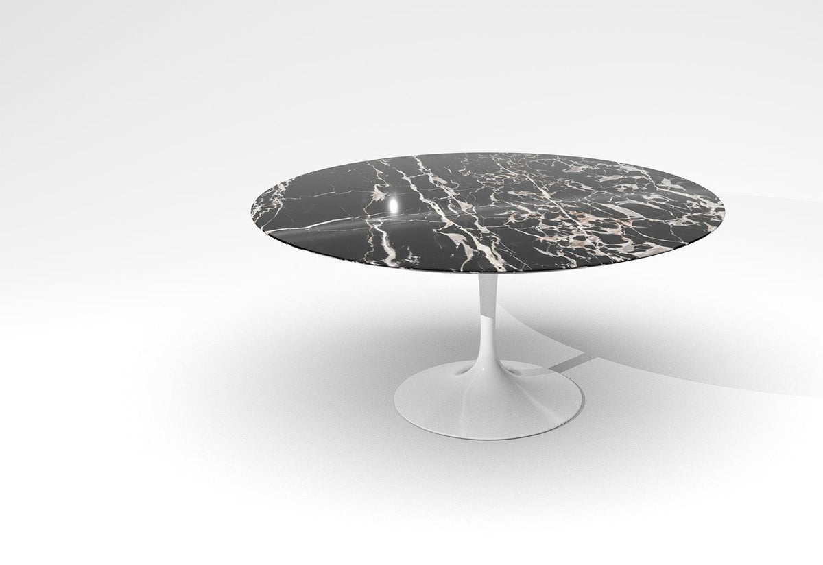 Tulip Dining Table | Round | White Base, Eero saarinen, Knoll