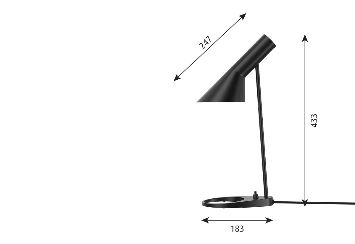 AJ Table Light Mini, Arne jacobsen, Louis poulsen
