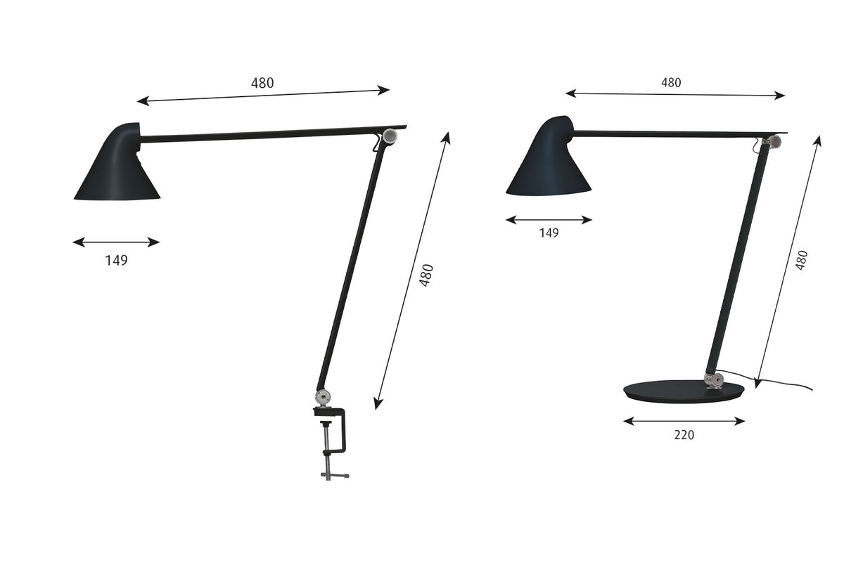 NJP Table Lamp, Nendo, Louis poulsen