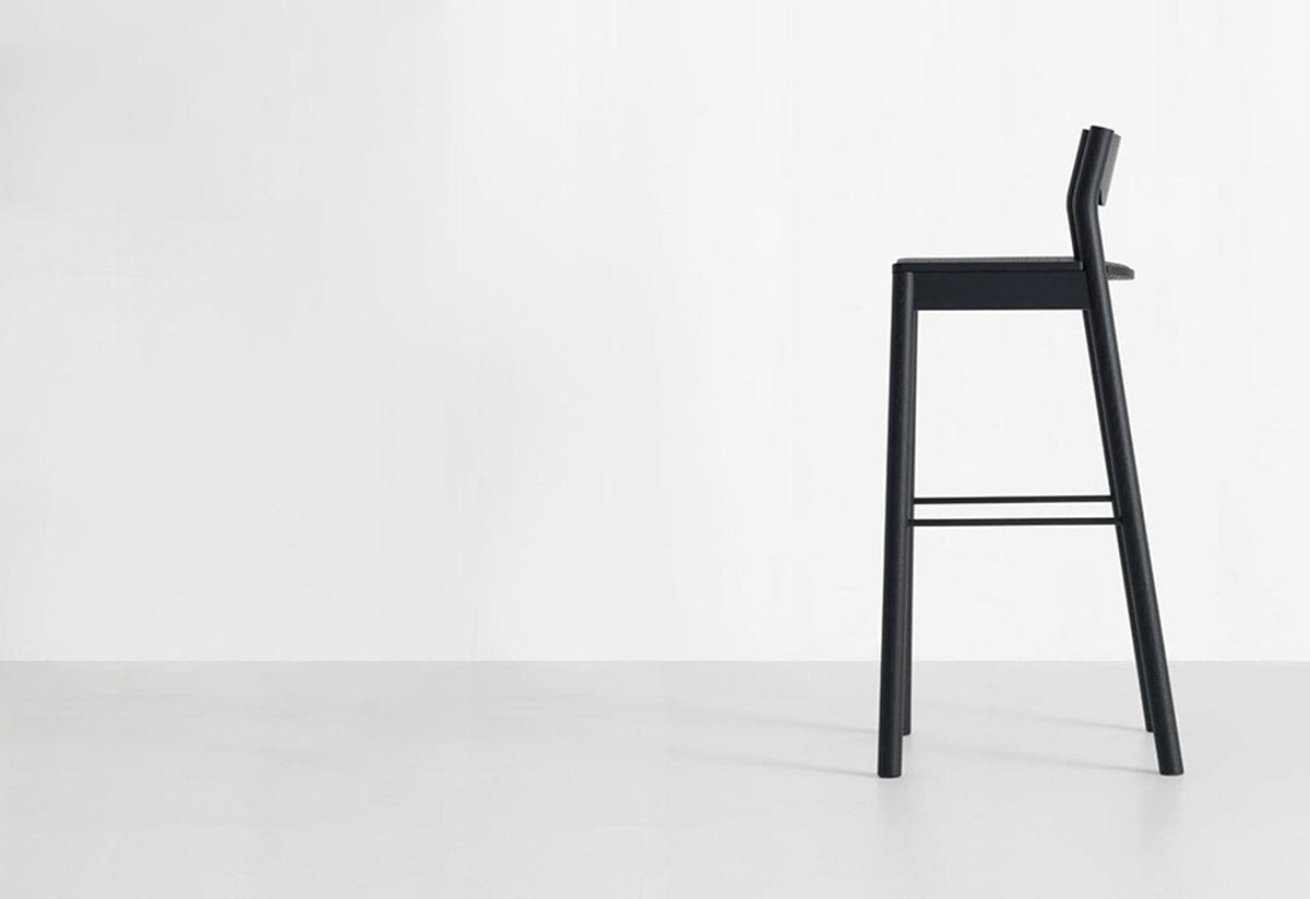 Tangerine Stool with Back, Simon james, Resident