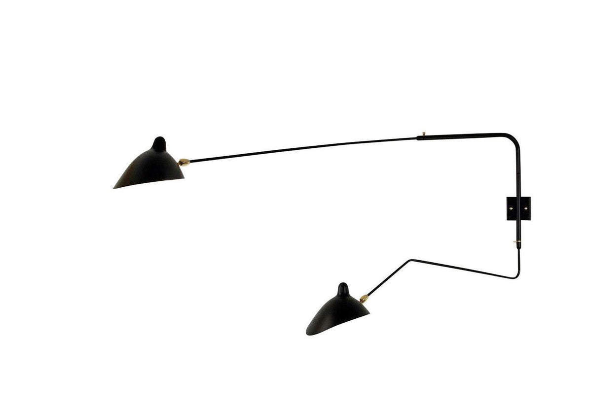 Applique Pivotants | 2 Rotating Arms, Serge mouille, Serge mouille editions
