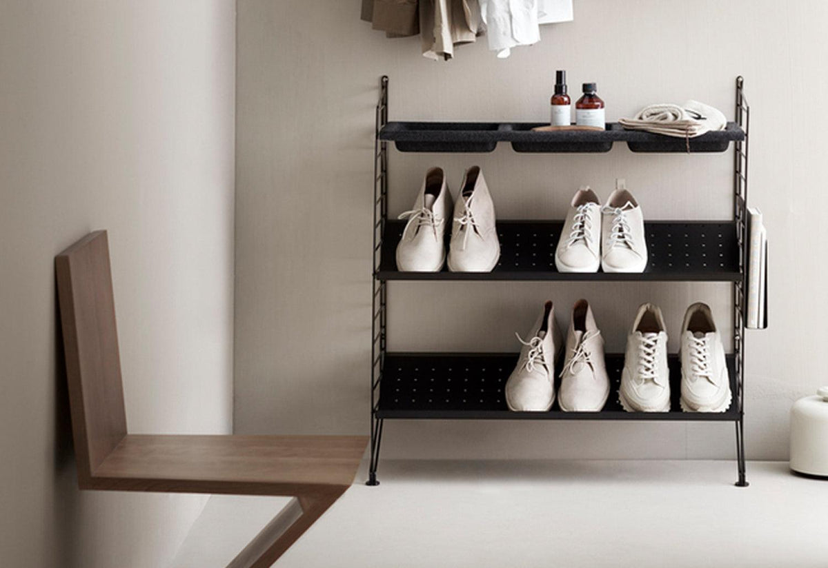 String System | Shoe Shelves, Nisse strinning, String