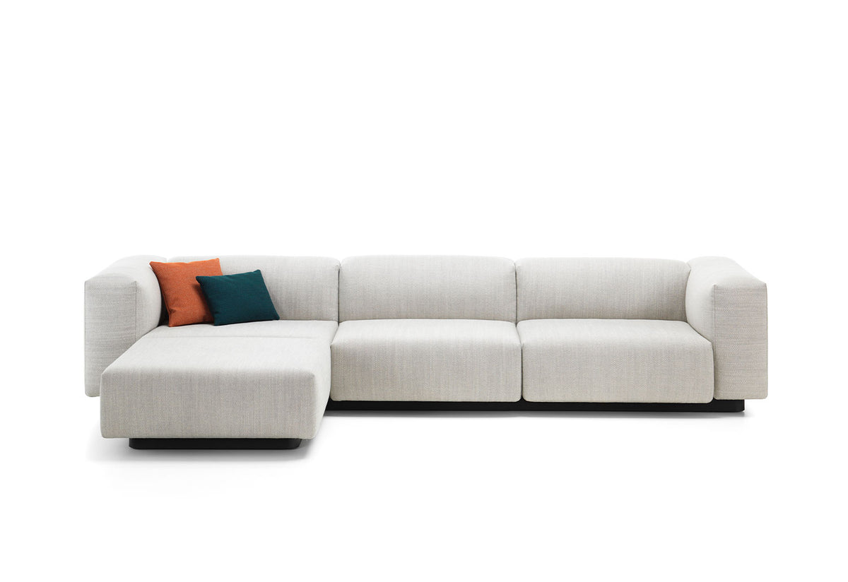 Soft Modular Three-Seater with Chaise Longue, Jasper morrison, Vitra