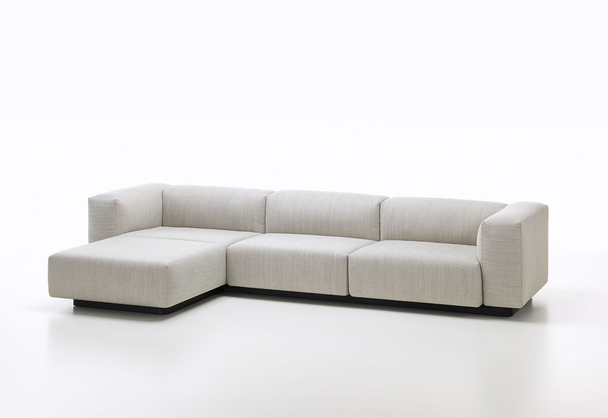 Soft Modular Three-Seater with Chaise Longue, Jasper morrison, Vitra