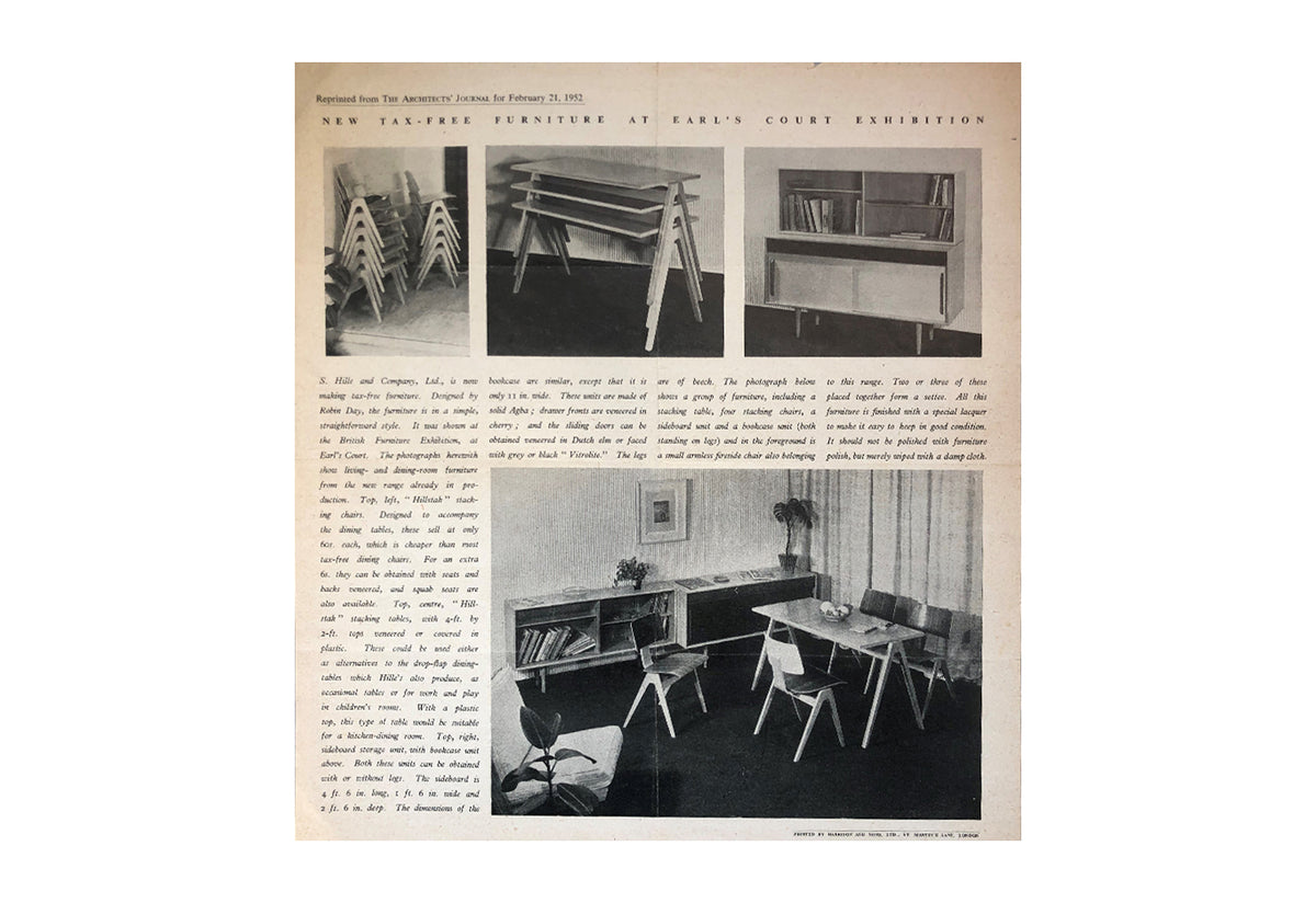 Robin Day | Slat chair | Hille | 1952, Robin day
