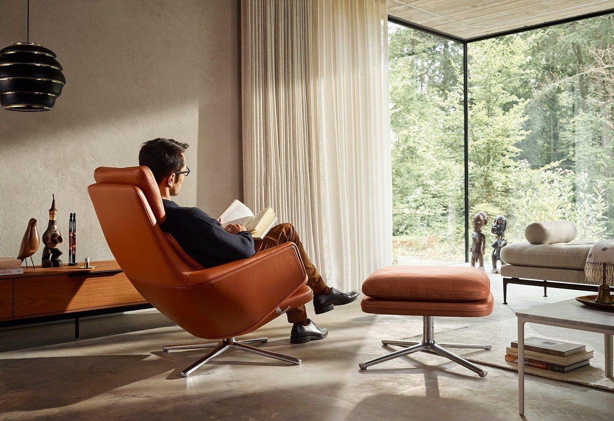 Grand Relax Chair with Ottoman, Antonio citterio, Vitra