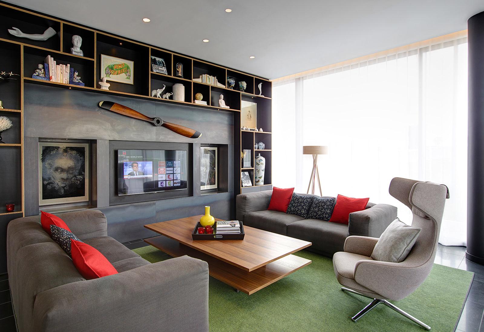 Soft Modular Two-Seat Sofa