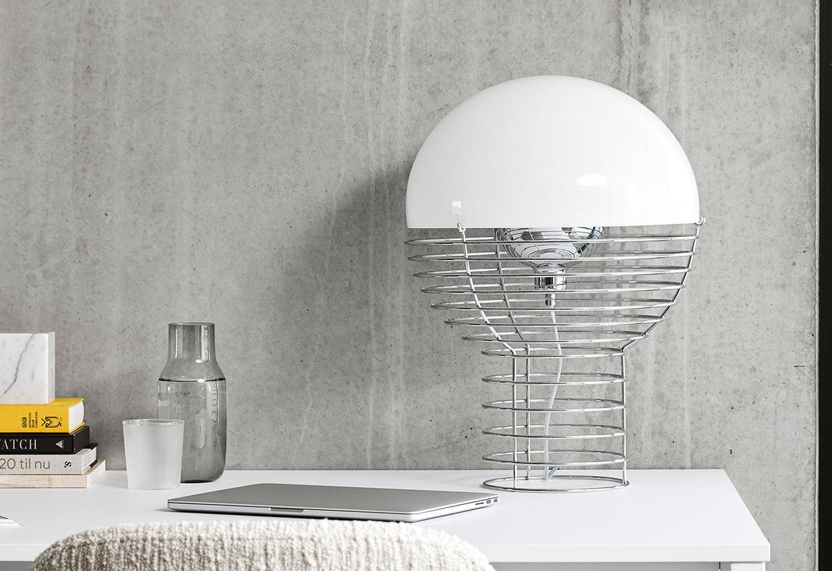 Wire Table Lamp, Verner panton, Verpan