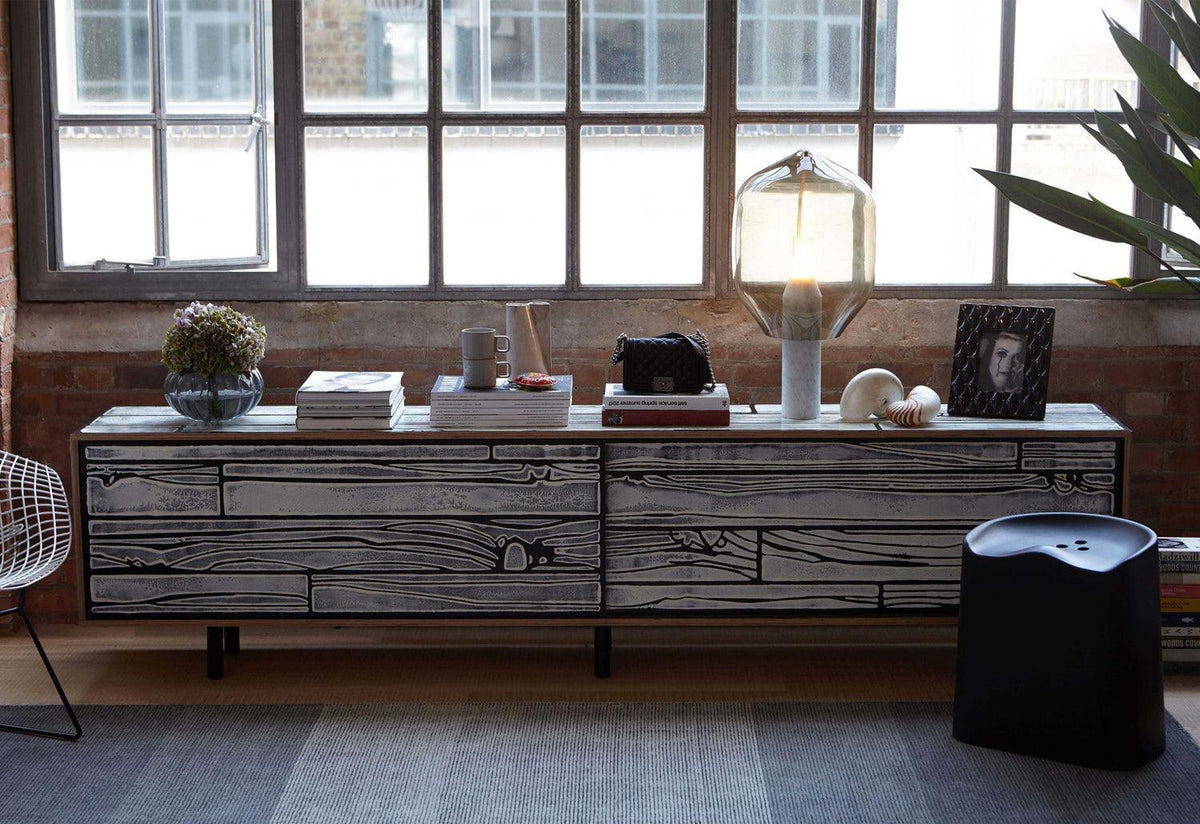 Wrongwoods Long Low Cabinet, Richard woods and sebastian wrong, Established and sons